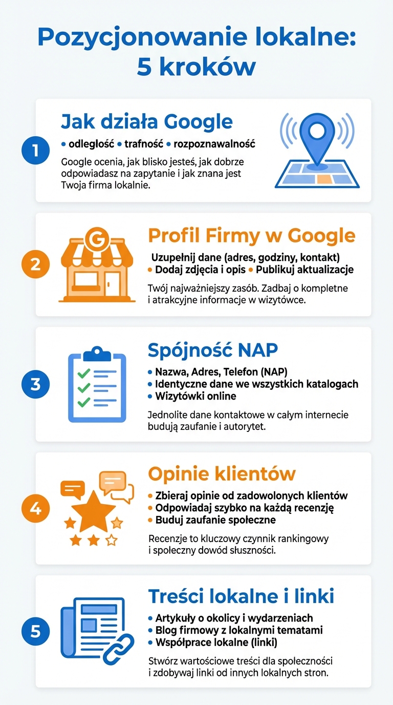 Infografika lokalne SEO