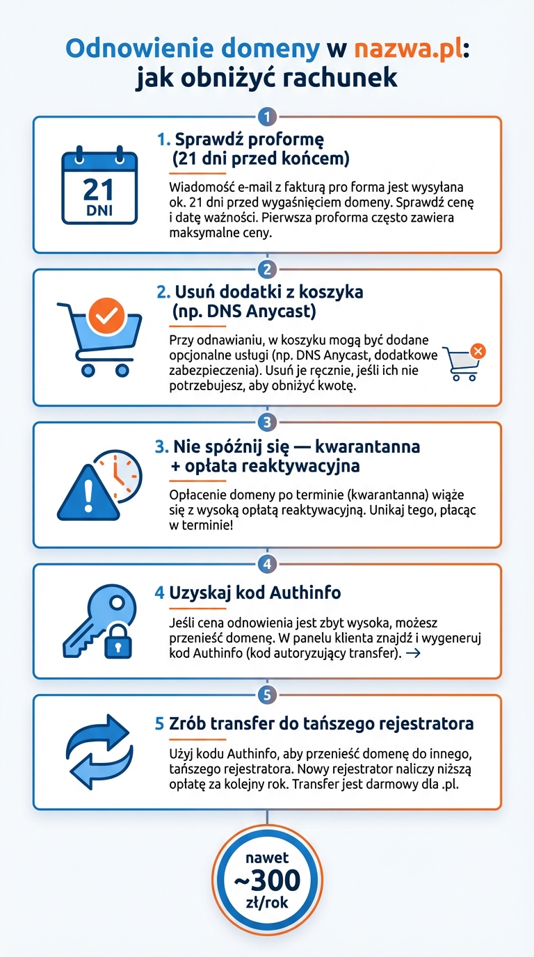 Odnowienie domeny – porady